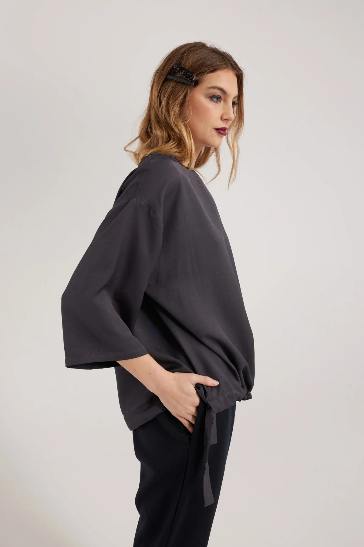 Asher Top - Charcoal