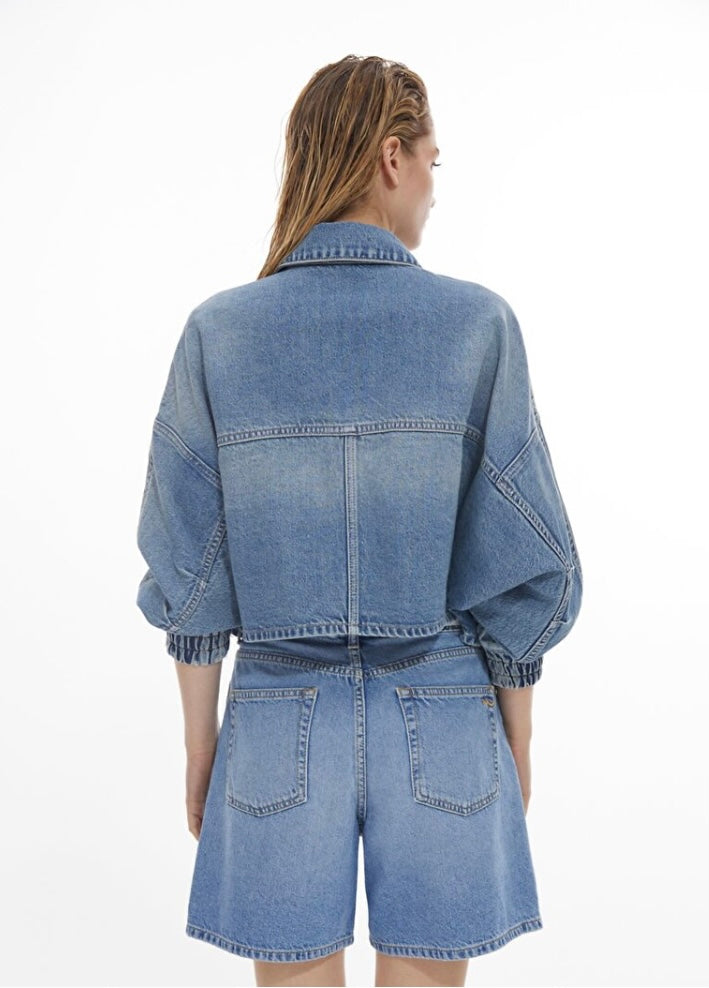 Mencia Crop Denim Jacket