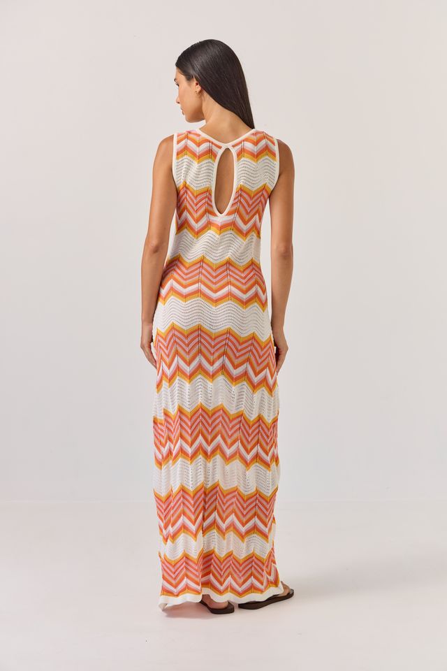 Horizon Dress - Chevron
