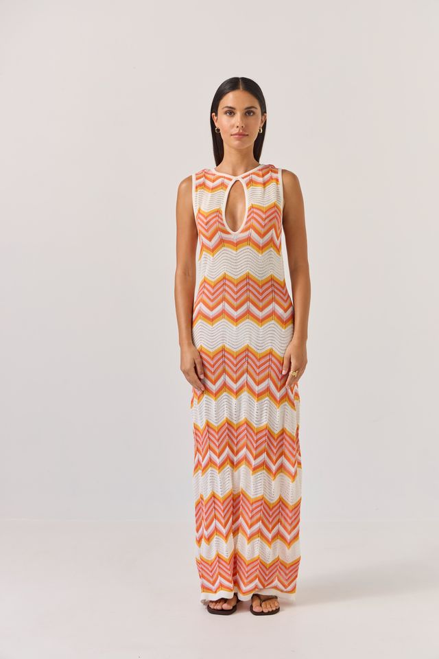 Horizon Dress - Chevron