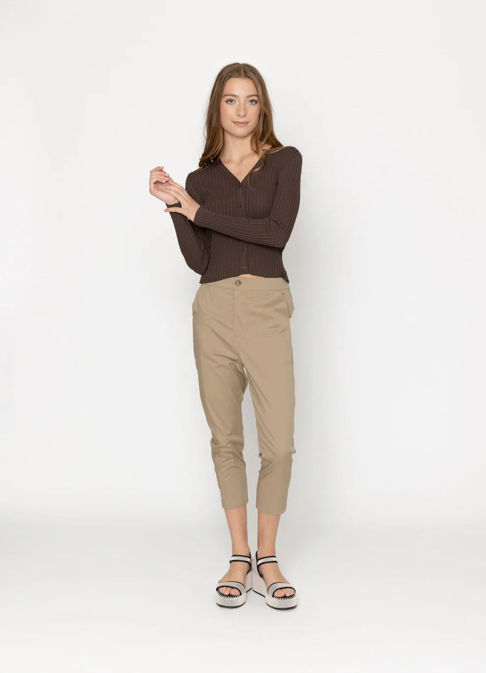Mia Cardigan - Chocolate