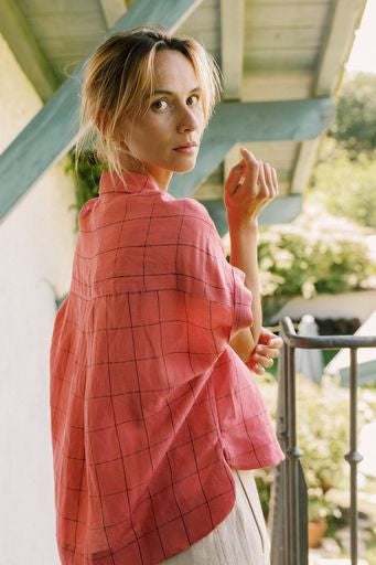 Windowpane Check Shirt - Sandra