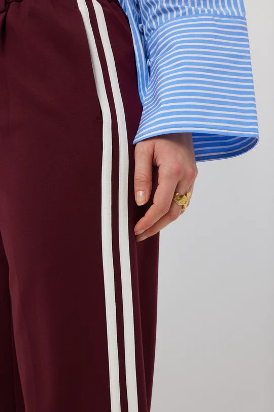 Bobbie Pants - Marroon/ Double
