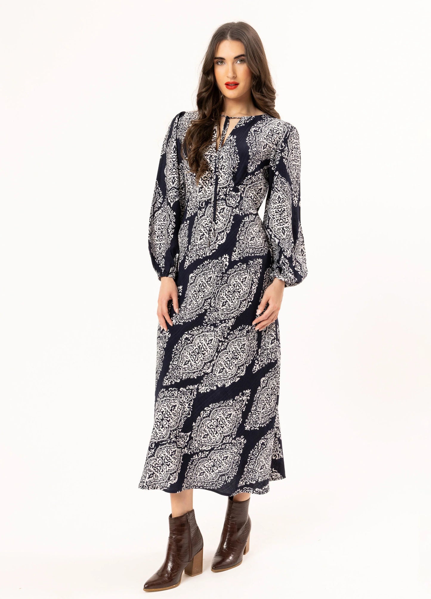 Elegant Dress - Navy Whisper