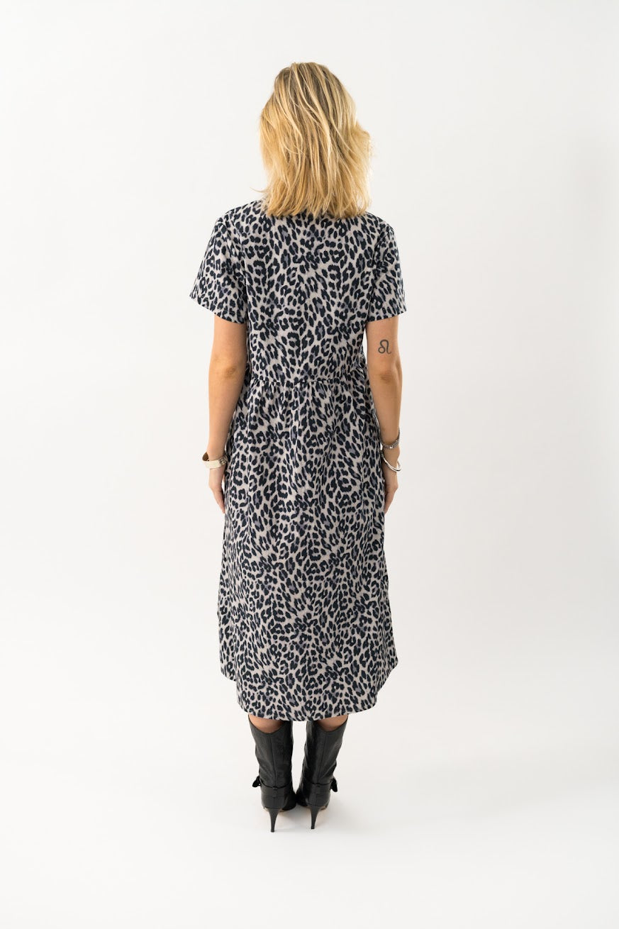 Aliya Maxi Dress - Leopard Print