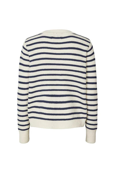 Dane Jumper - Dark Blue Stripe
