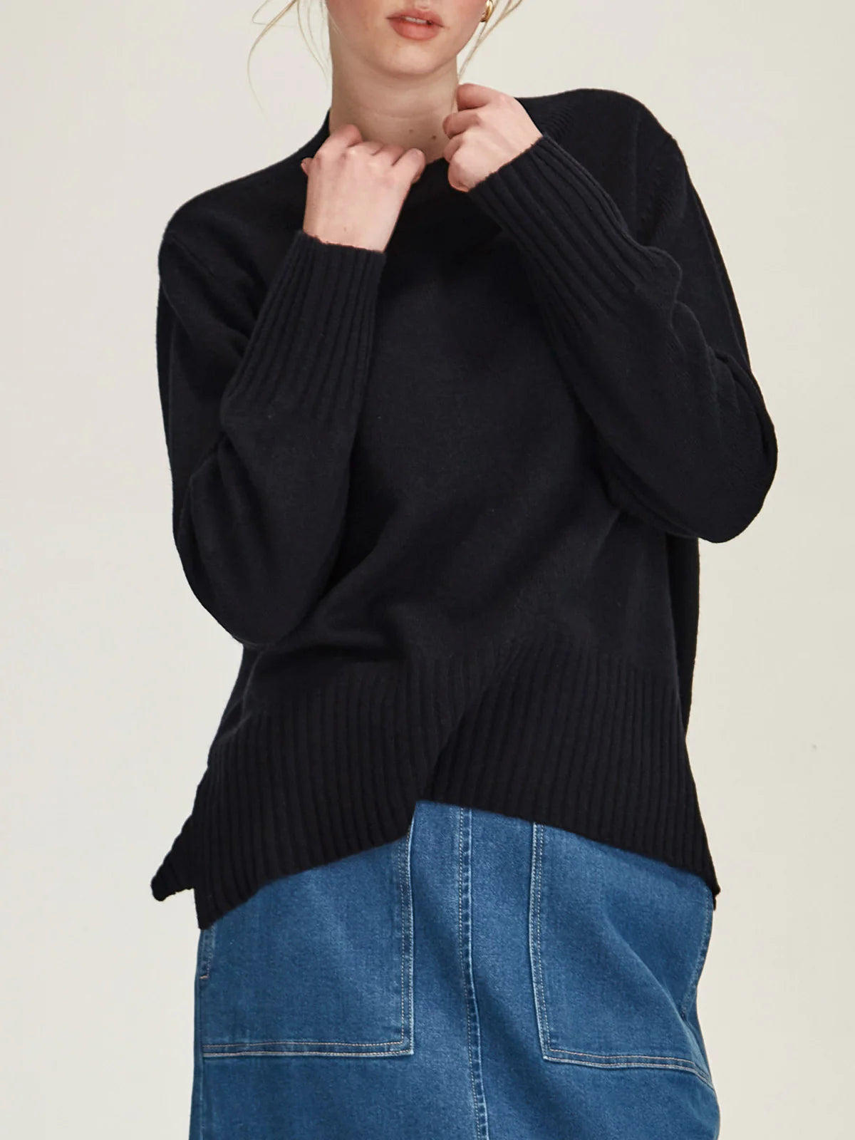 Rei Merino Sweater - Black