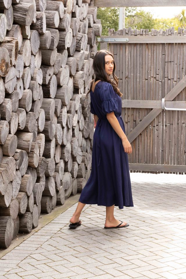 Trestle Dress - French Navy