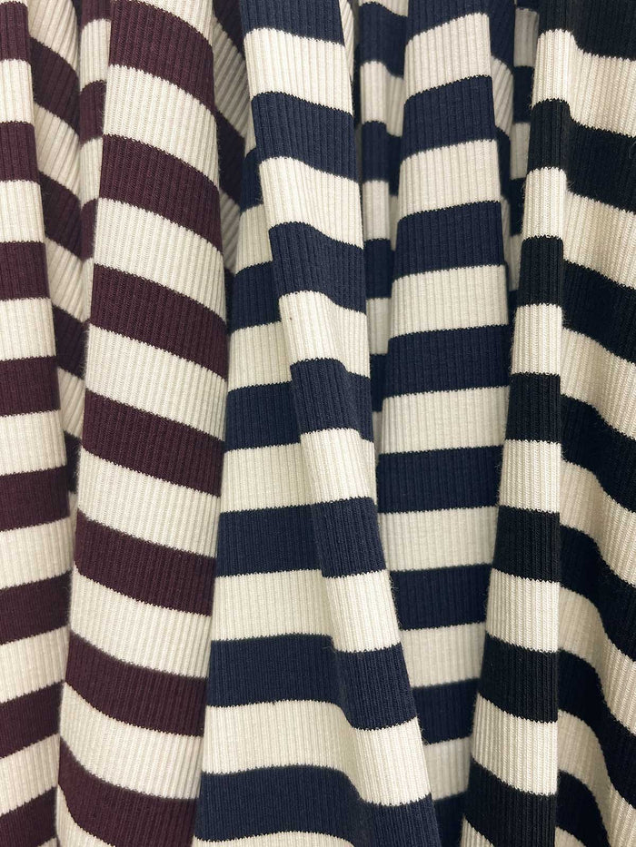 Gianna Striped Dress - Cocoa/Ivory