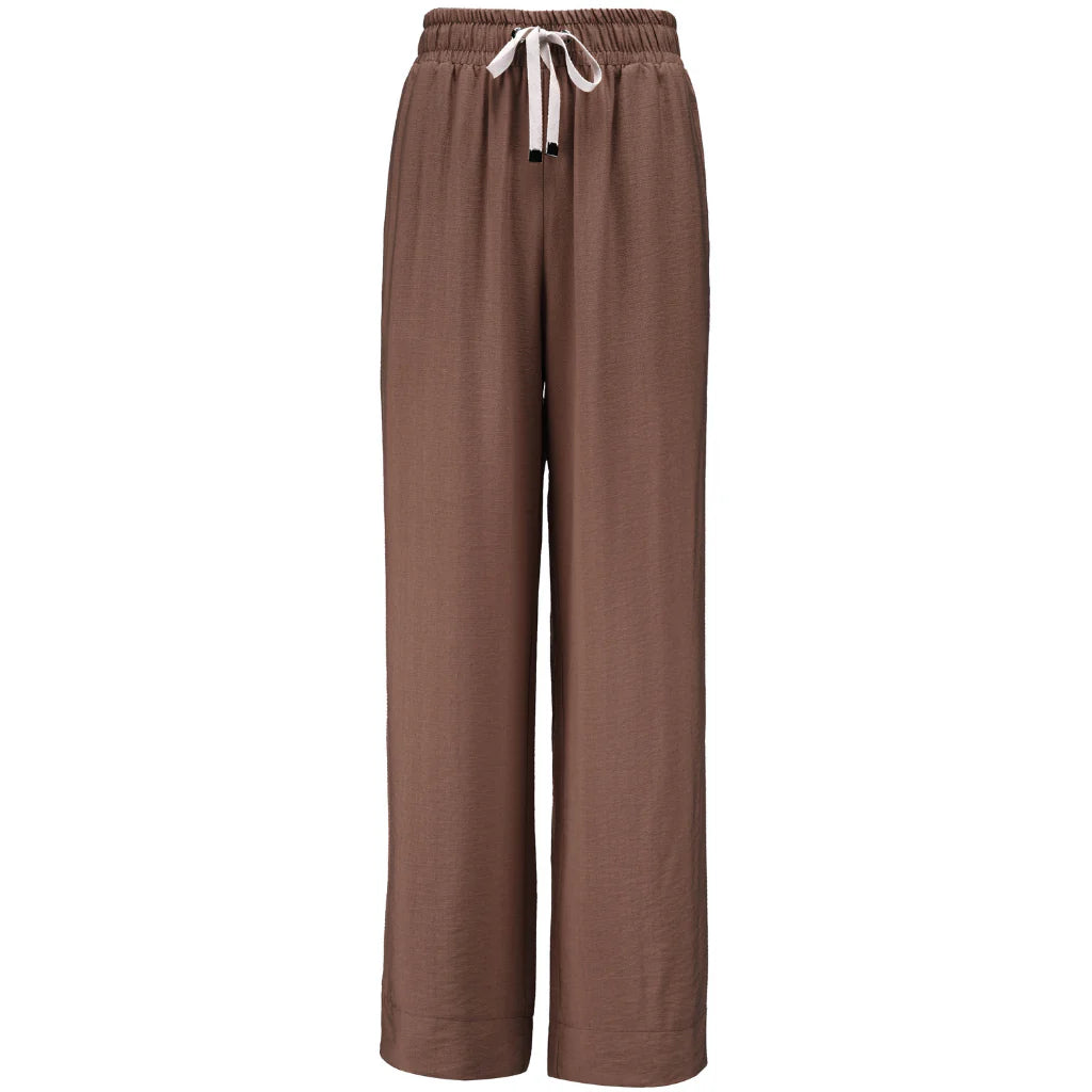 Indiana Wide Leg Pants - Cocoa