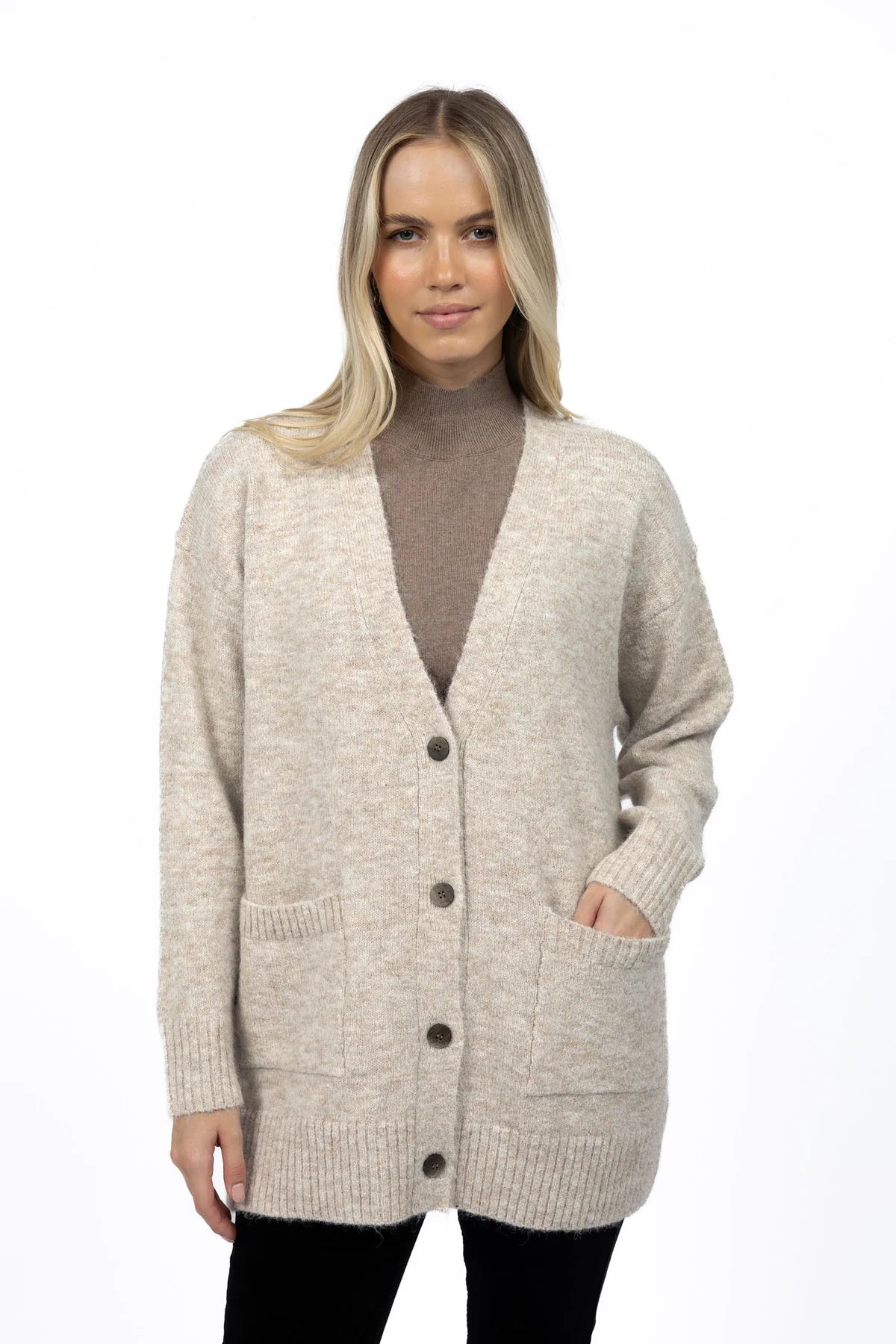 Latitude Cardi - Oatmeal