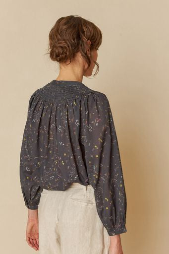 Wild Flower Print Blouse