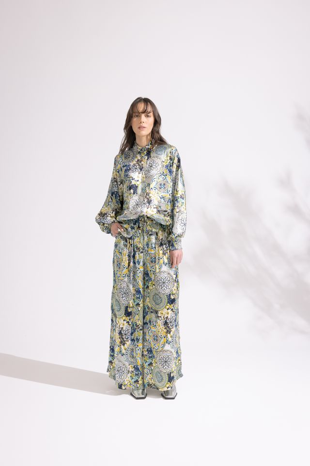 Inka Shirt - Royal Print