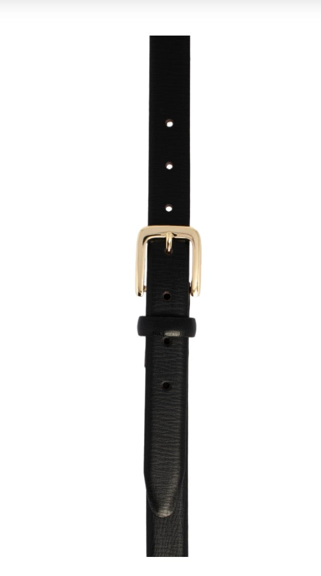 Bliss Black Leather Belt