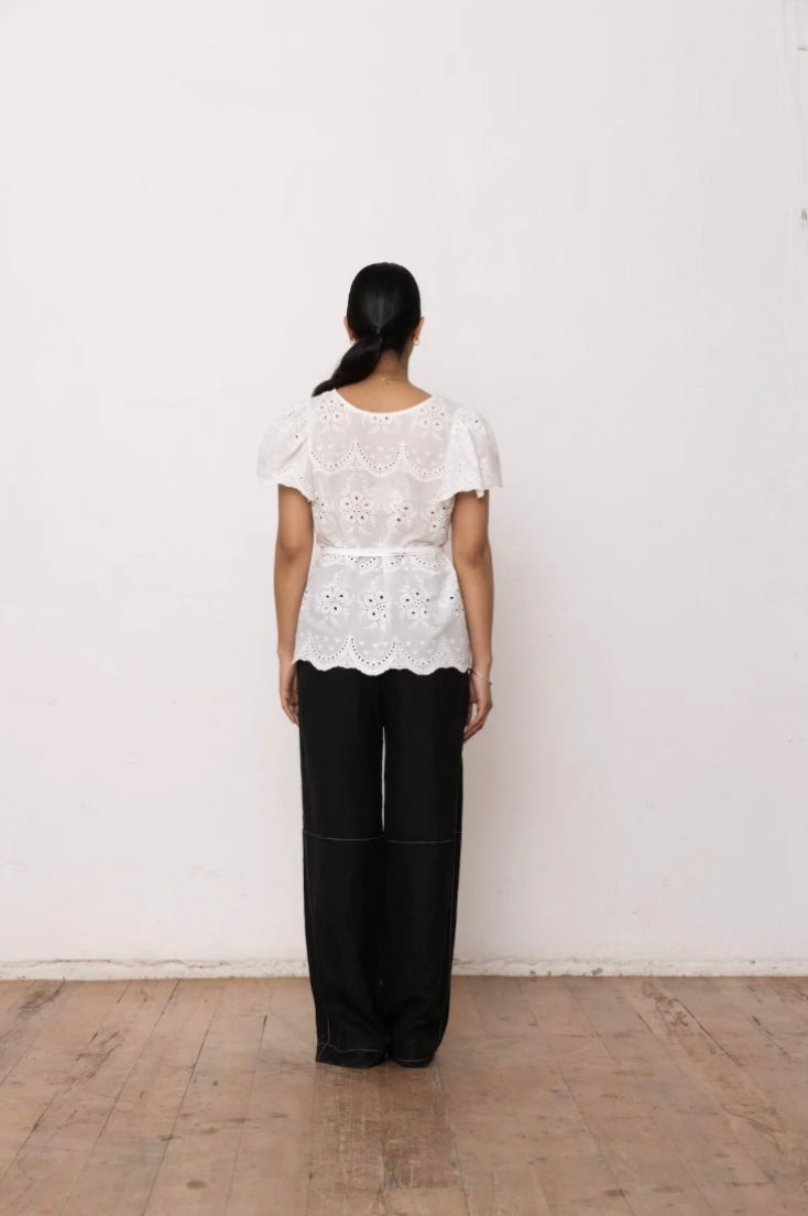 Flora Top - White