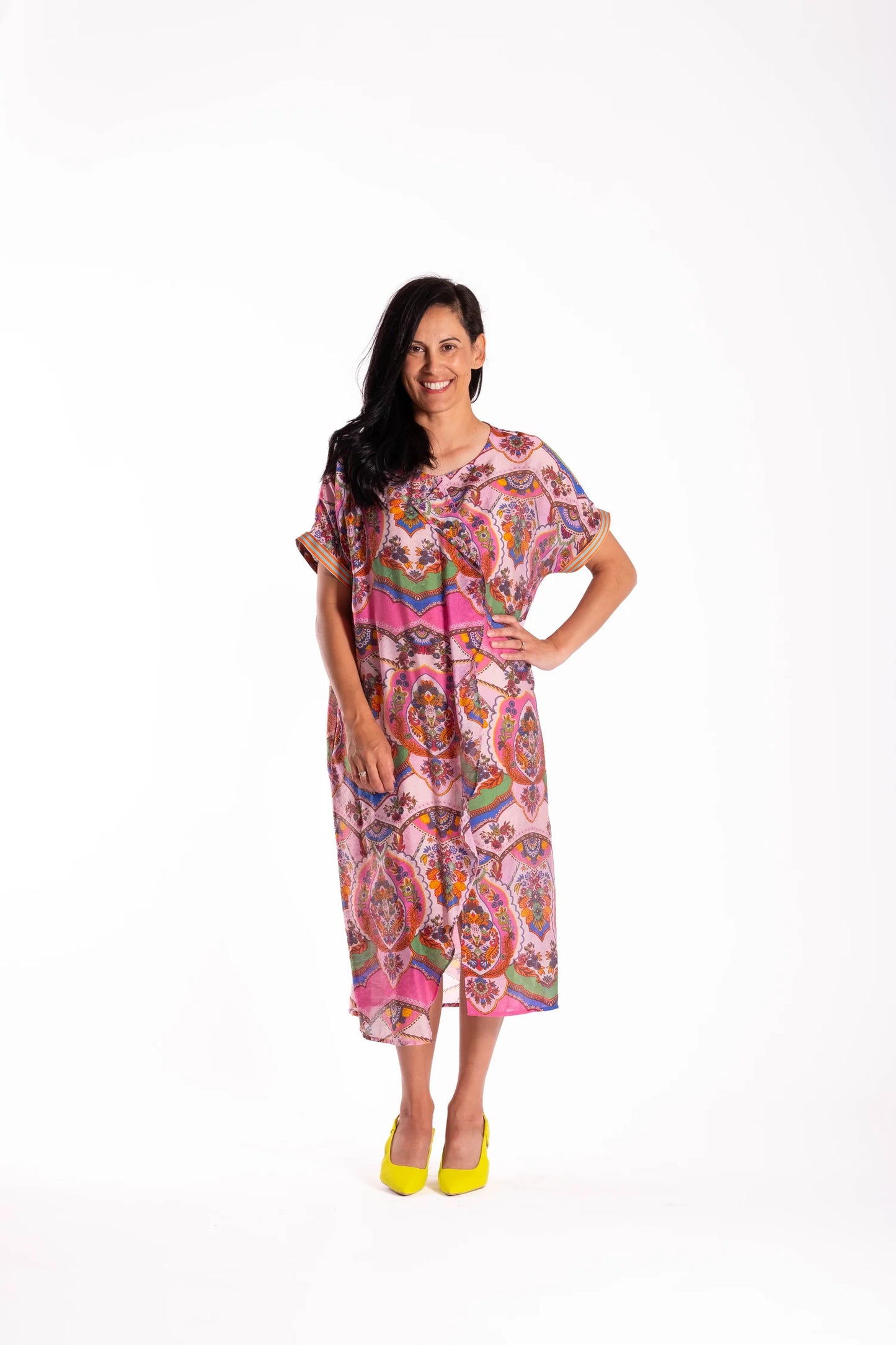 Impressions Dress - Wallpaper Print