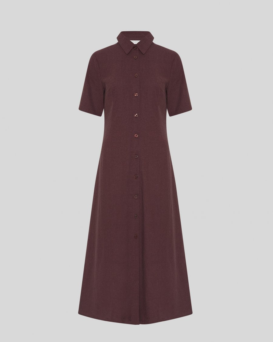 MSCH Gailana Shirt Dress - Fudge