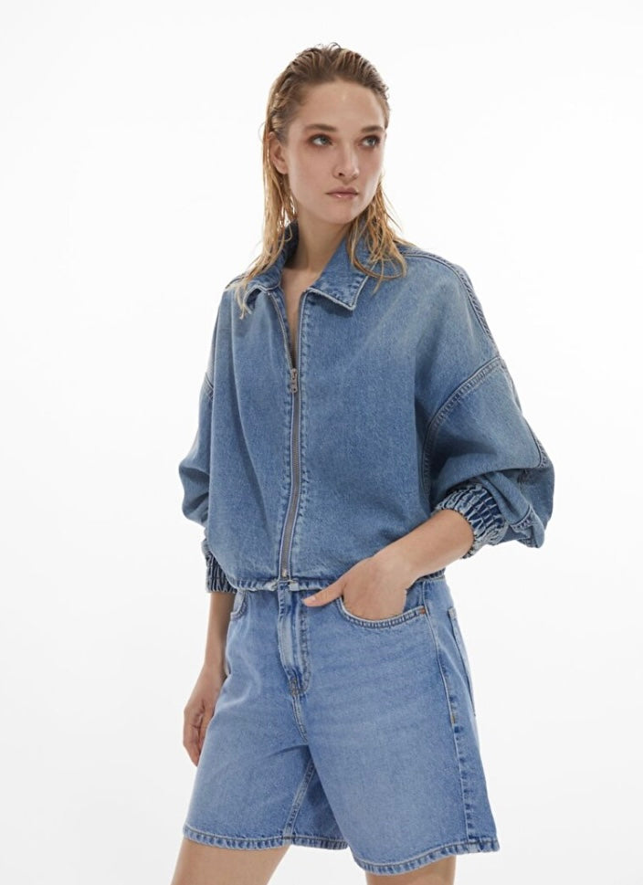 Mencia Crop Denim Jacket