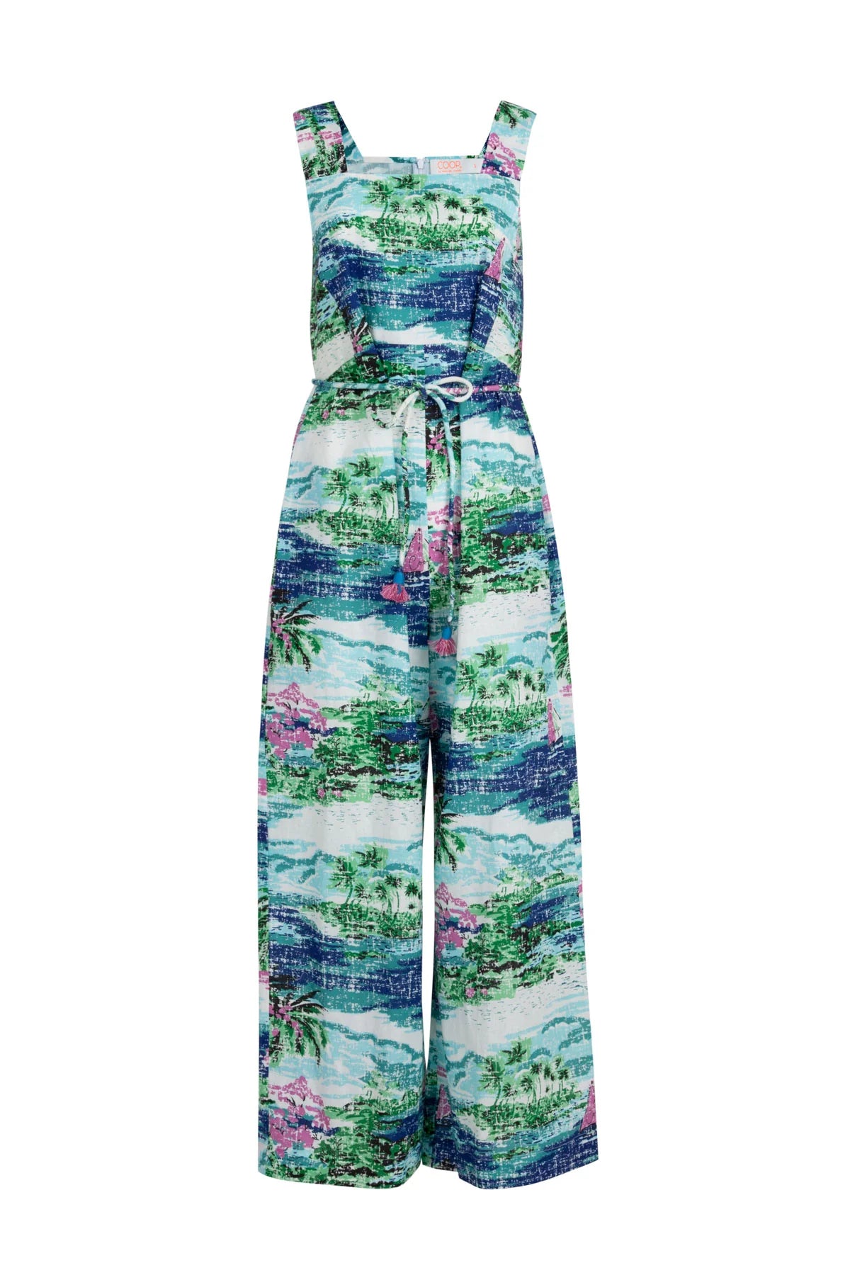 Beach Please Pantsuit - Blue