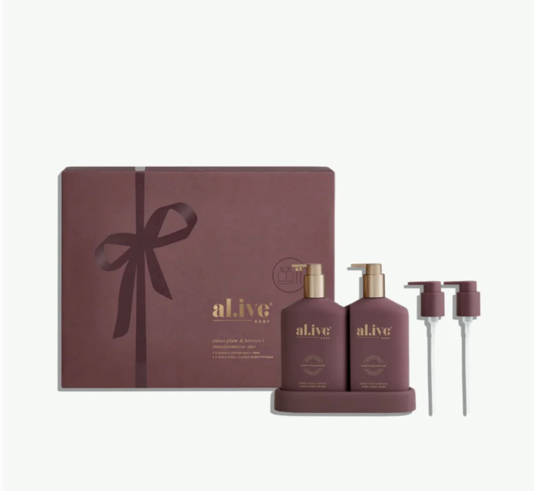 Transformative Wash & Lotion Duo - Sweet Plum & Berries