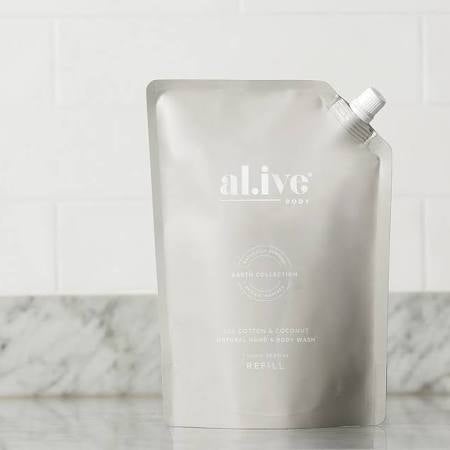 1 Litre Wash Refill - Sea Cotton & Coconut