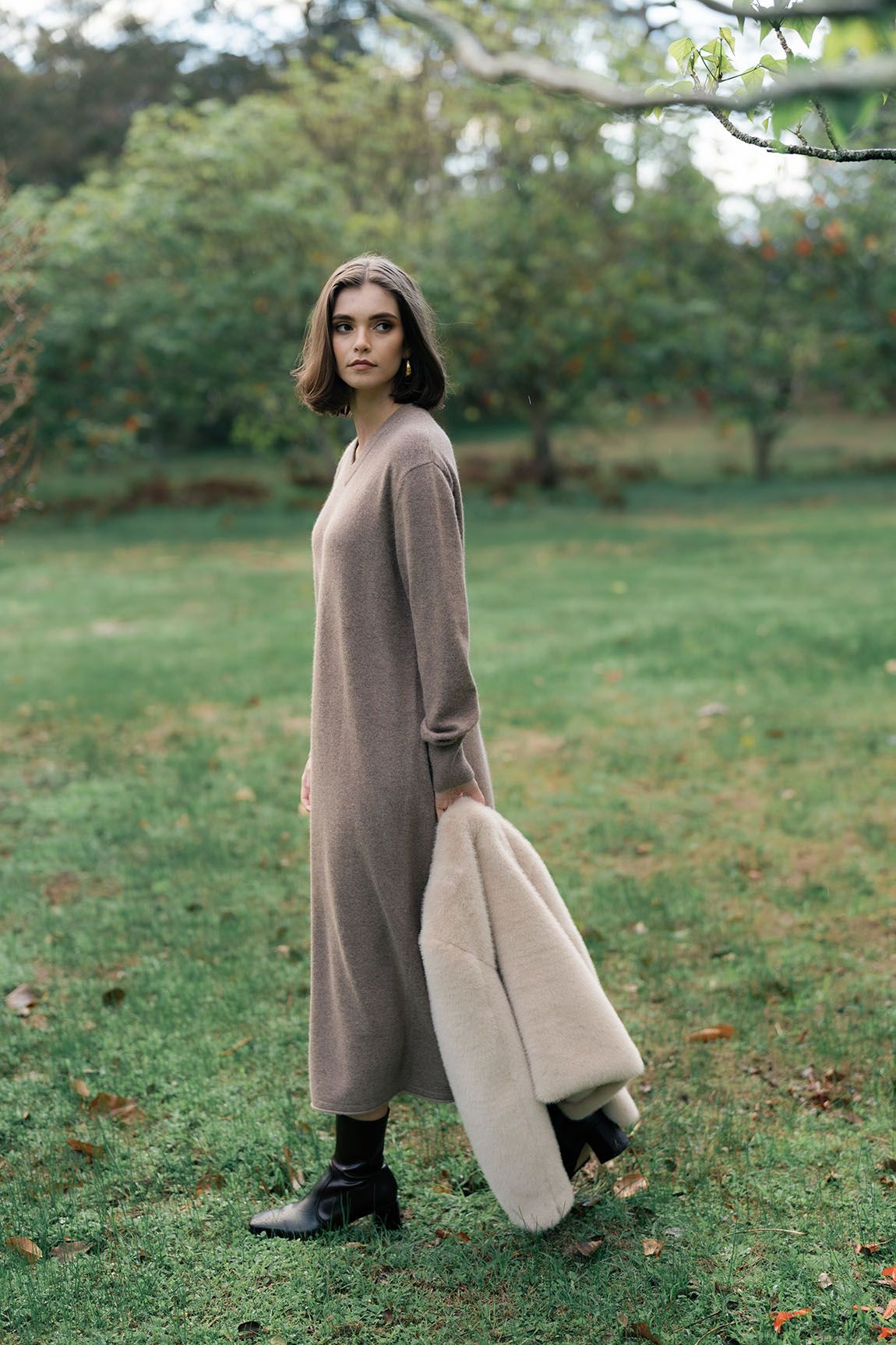 Whisper Dress - Mocha