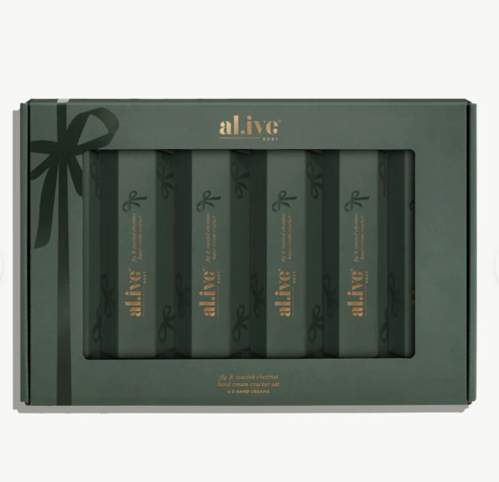 Hand Cream Cracker Set - Fig & Toasted Chestnut