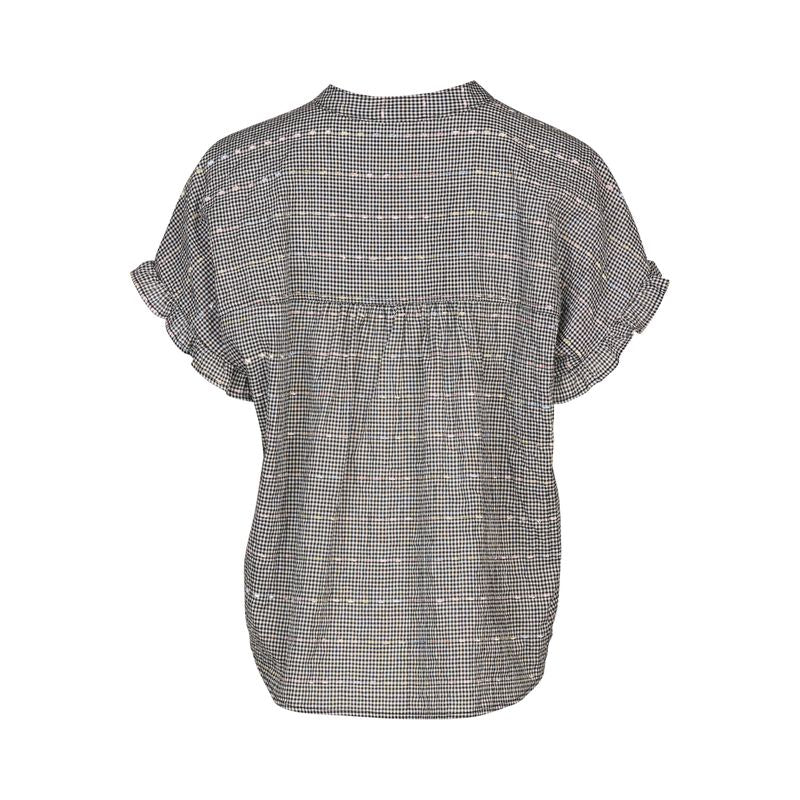 Addison Top - Black Check