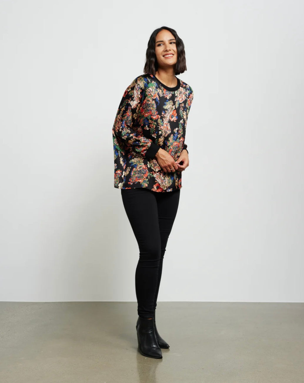 Willow Top - Majorca Print