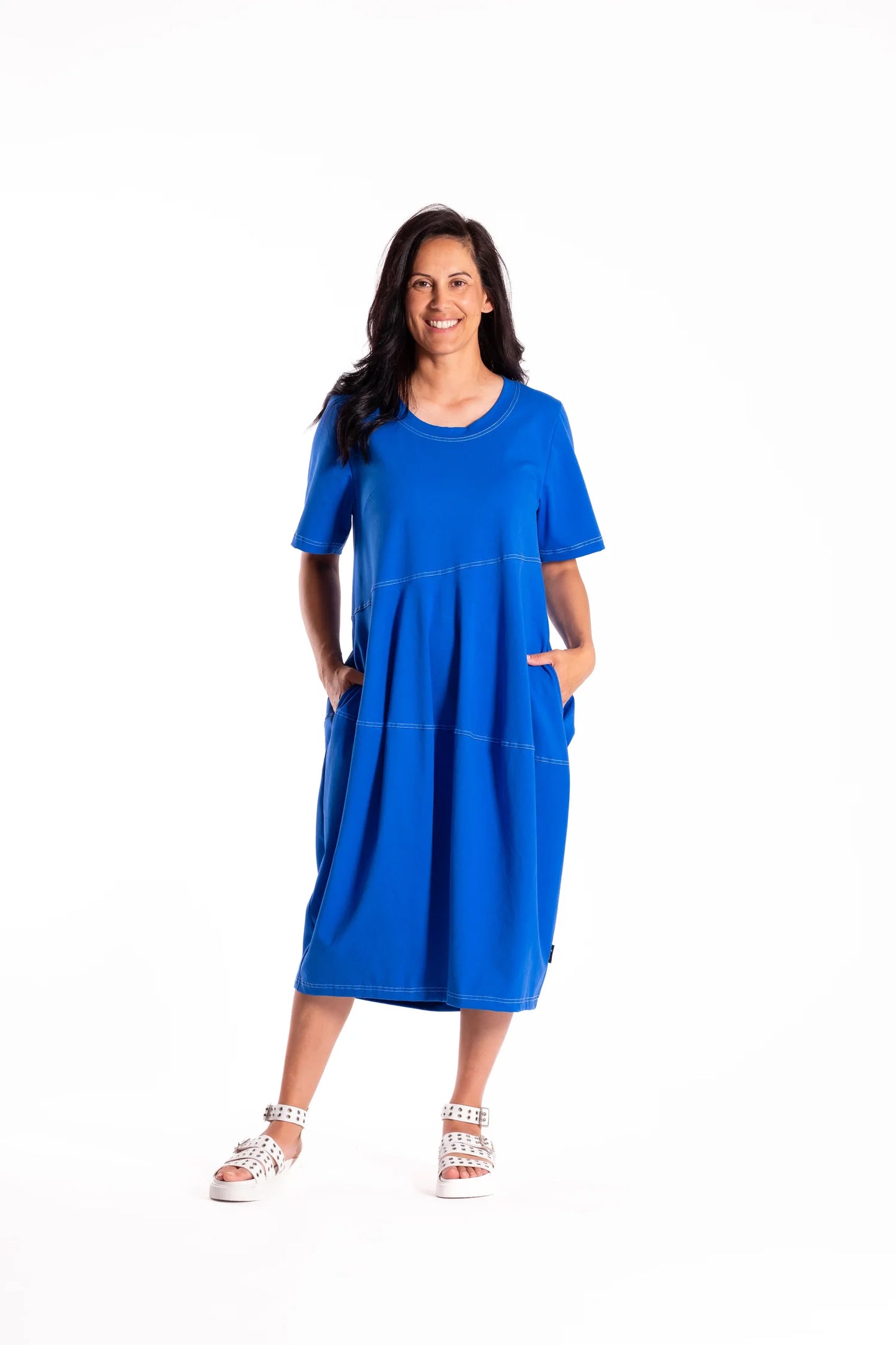 Chelsie Dress - Cobalt