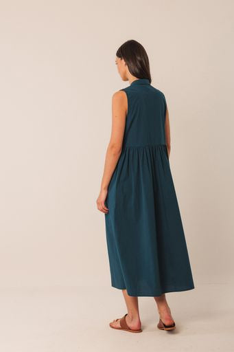 Shirt Dress - Marine