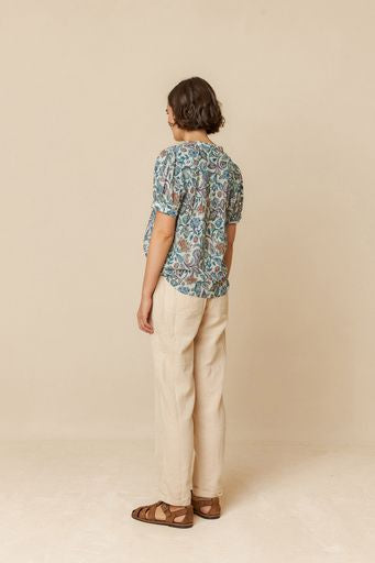 Paisley Print Blouse