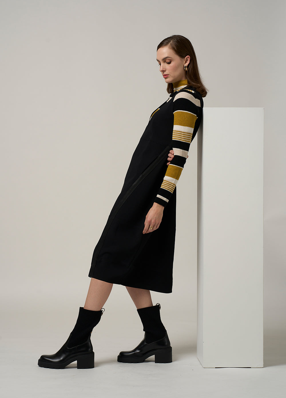 Getaway Stripe Rib - Mustard Multi