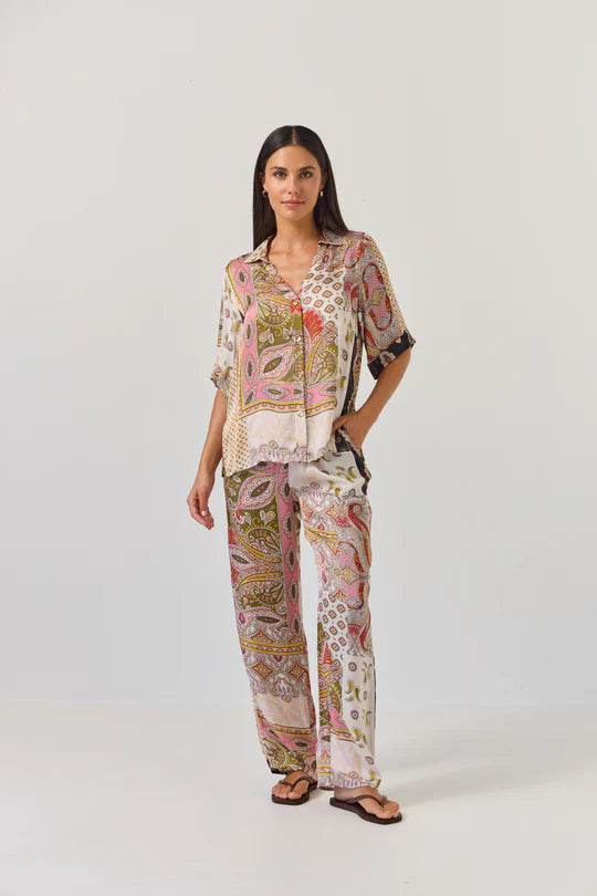 Coast Pant - Sunset Paisley