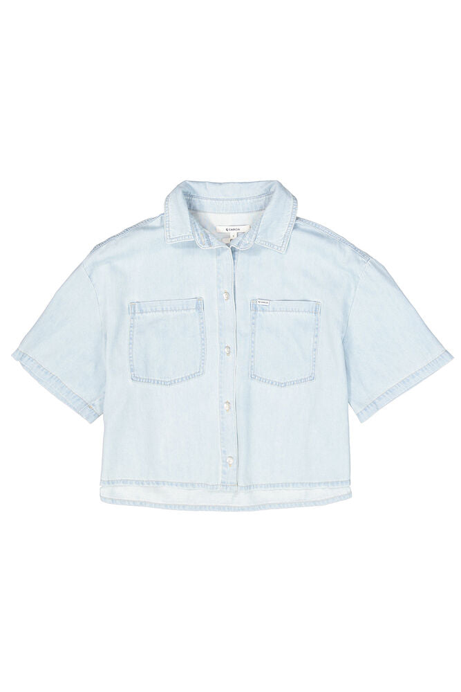 Bleached Shirt - Bleached Blue