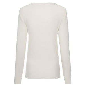 Lina Women’s Long Sleeve Rib Knit - Pearl