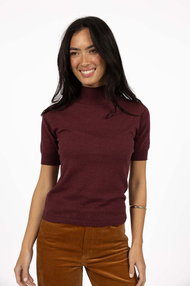 Vera Top - Claret