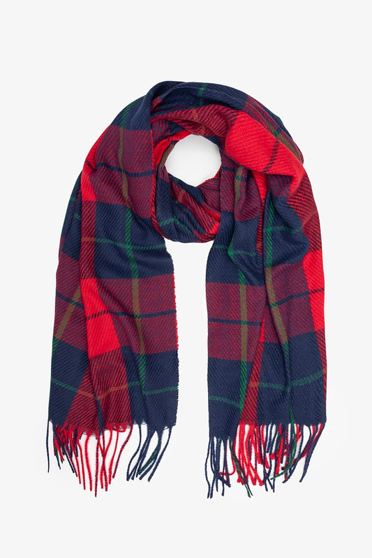Wallace Plaid Check Scarf