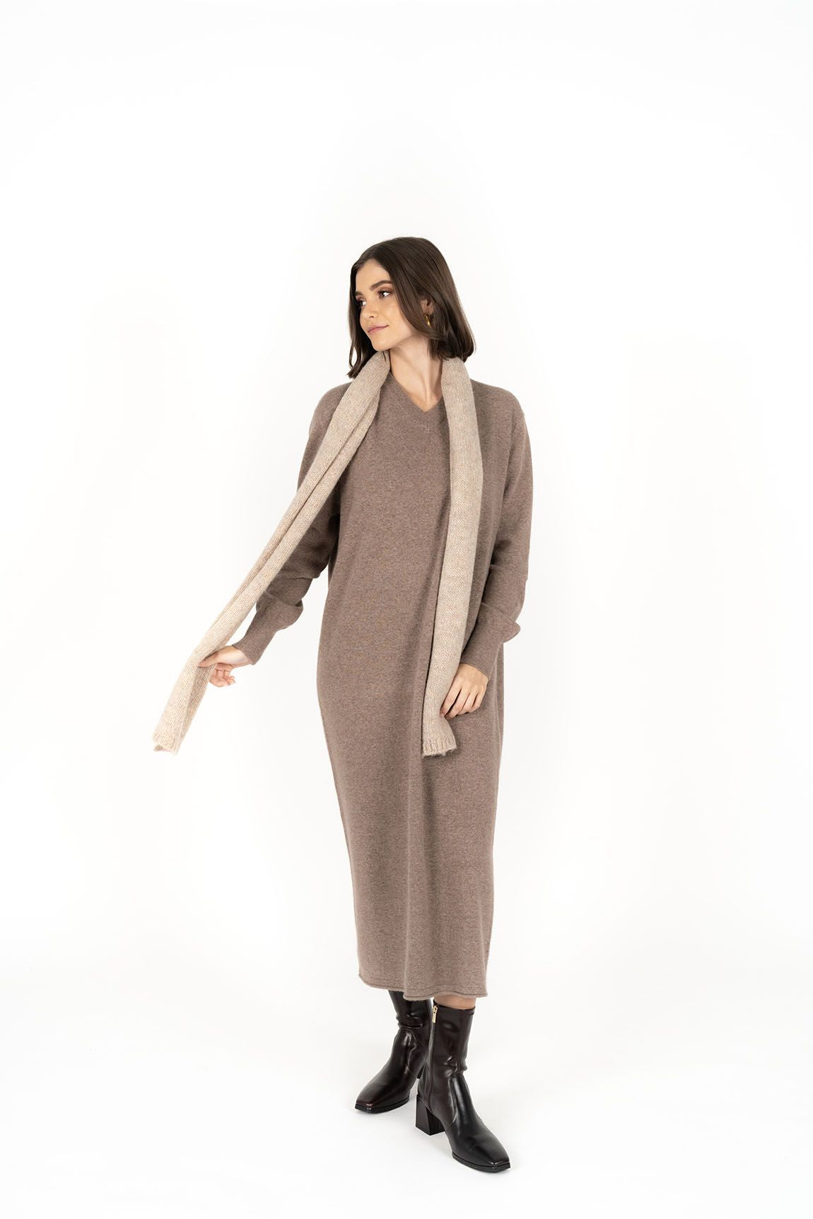 Whisper Dress - Mocha