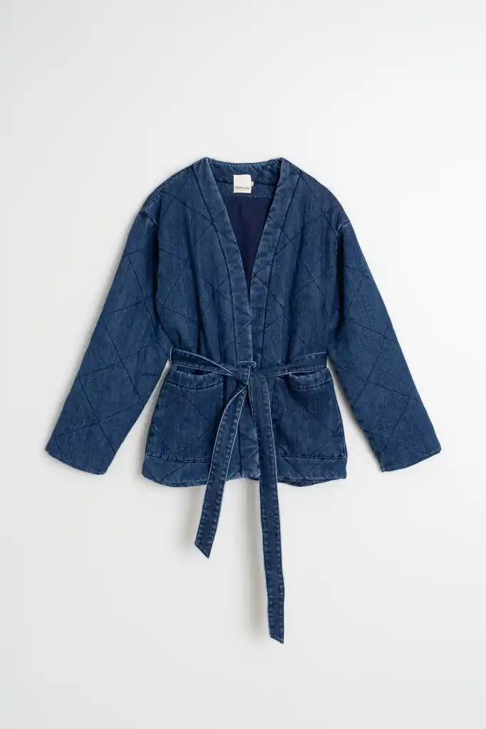 Quilted Denim Jacket
