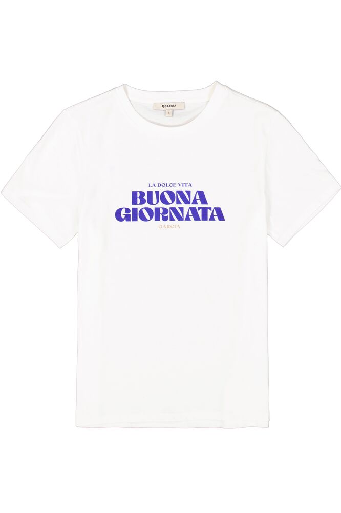 La Dolce Vita Print Tee - Off White