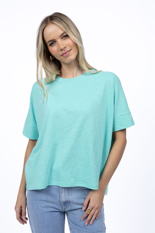 Dippy Tee - Lagoon Green