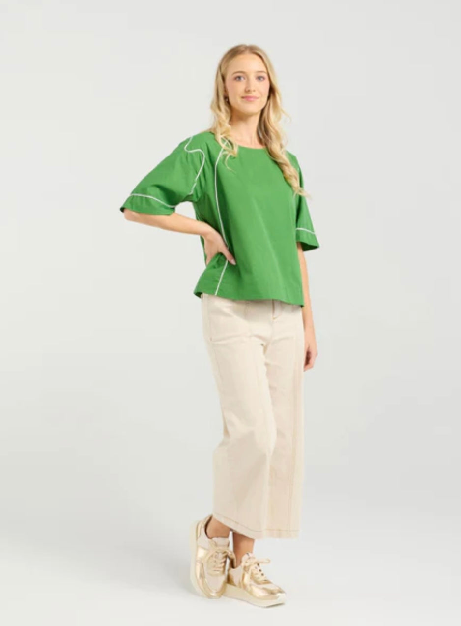 Mila Top - Lawn