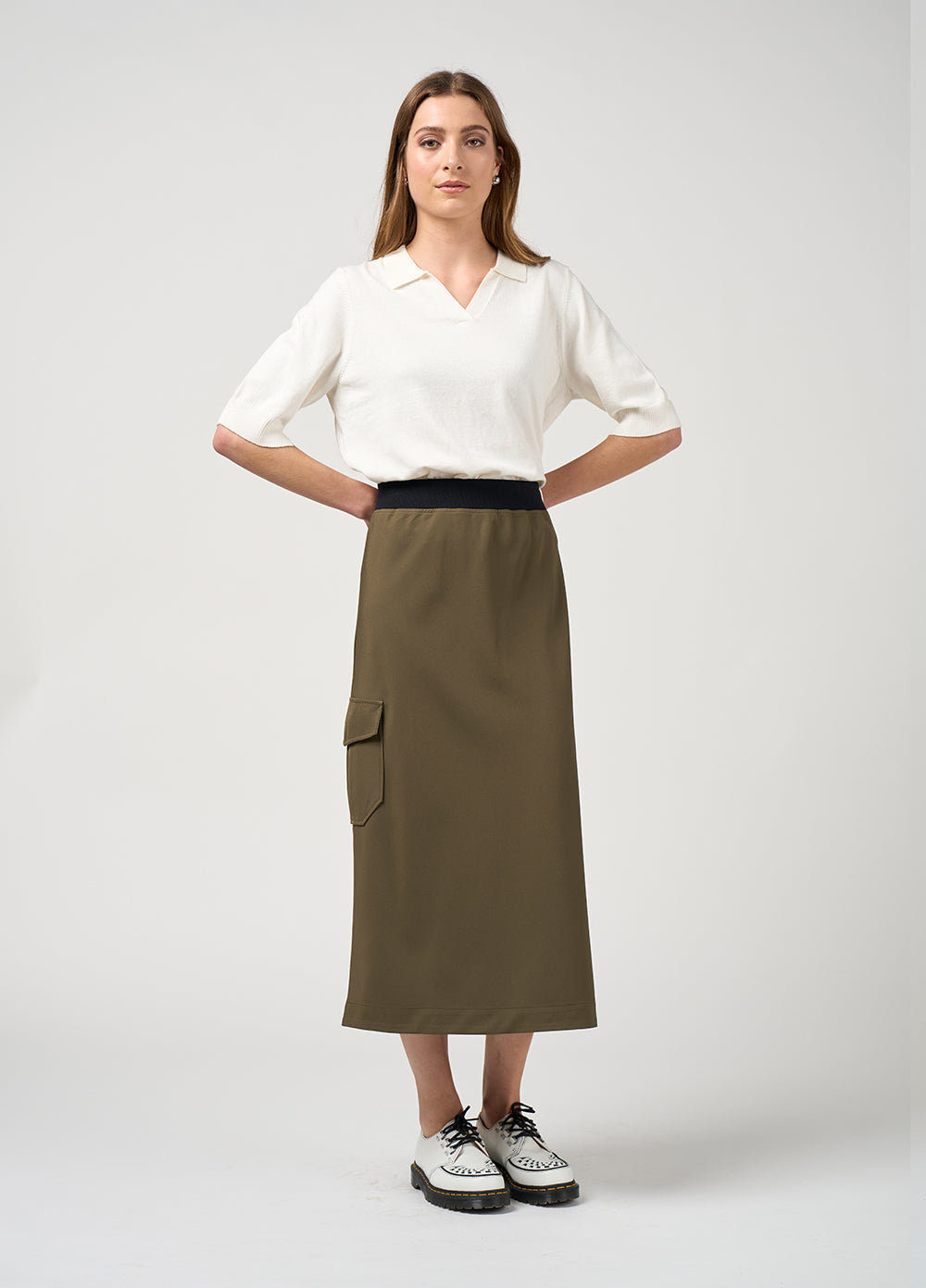 Cavalry Skirt - Khaki