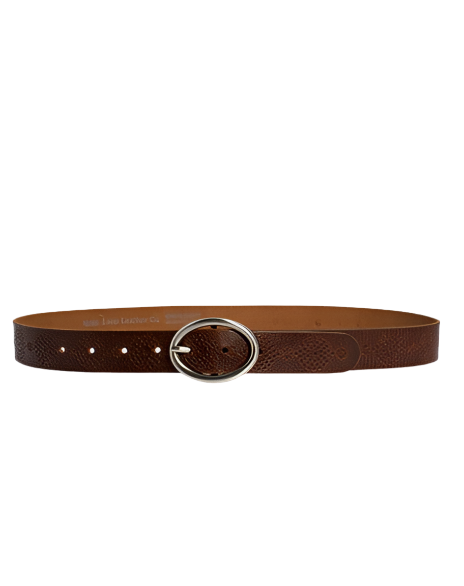 Brontë Park Leather Belt - Diesel Tan