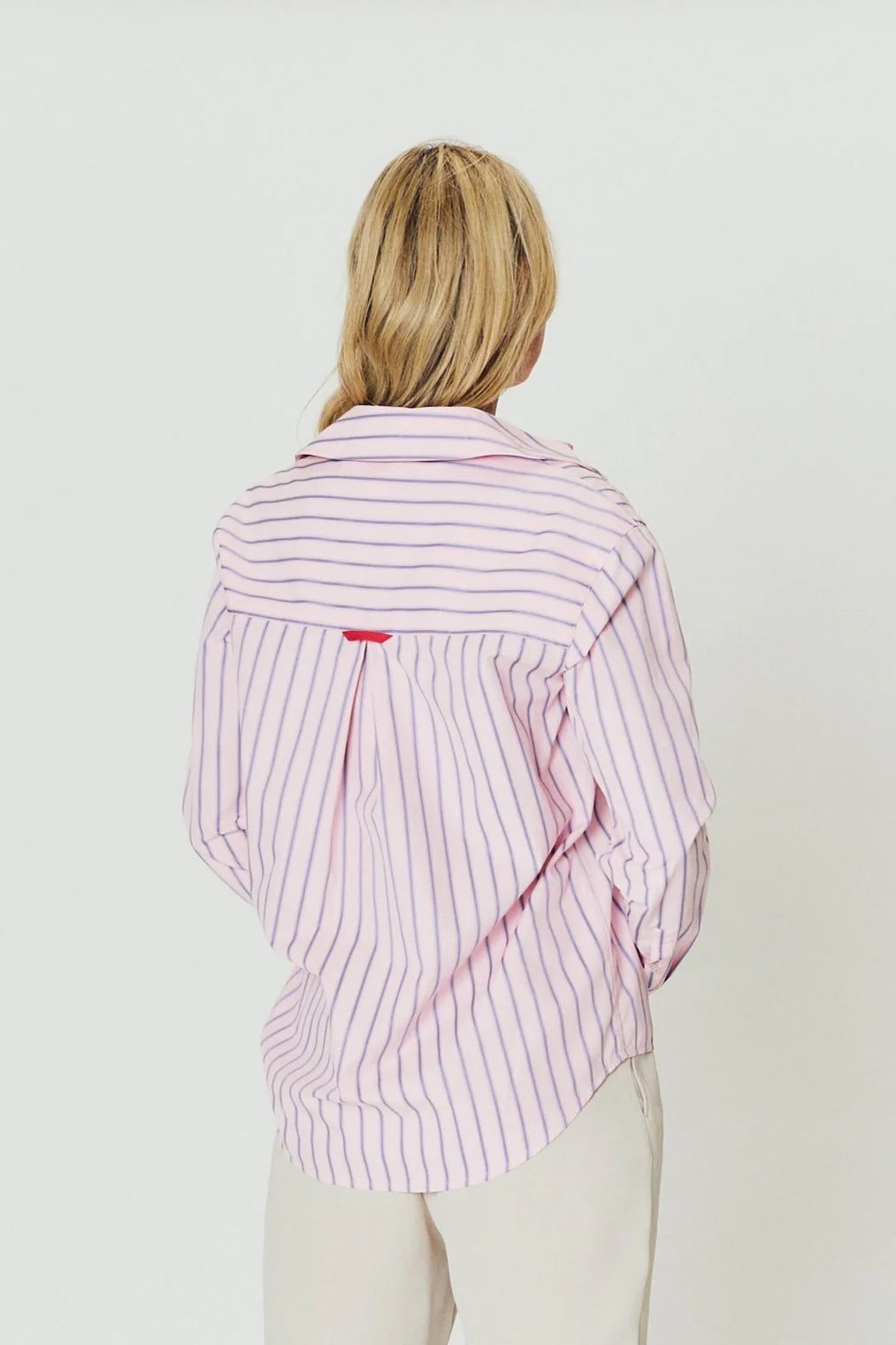 Chloe Shirt - Purple Stripe