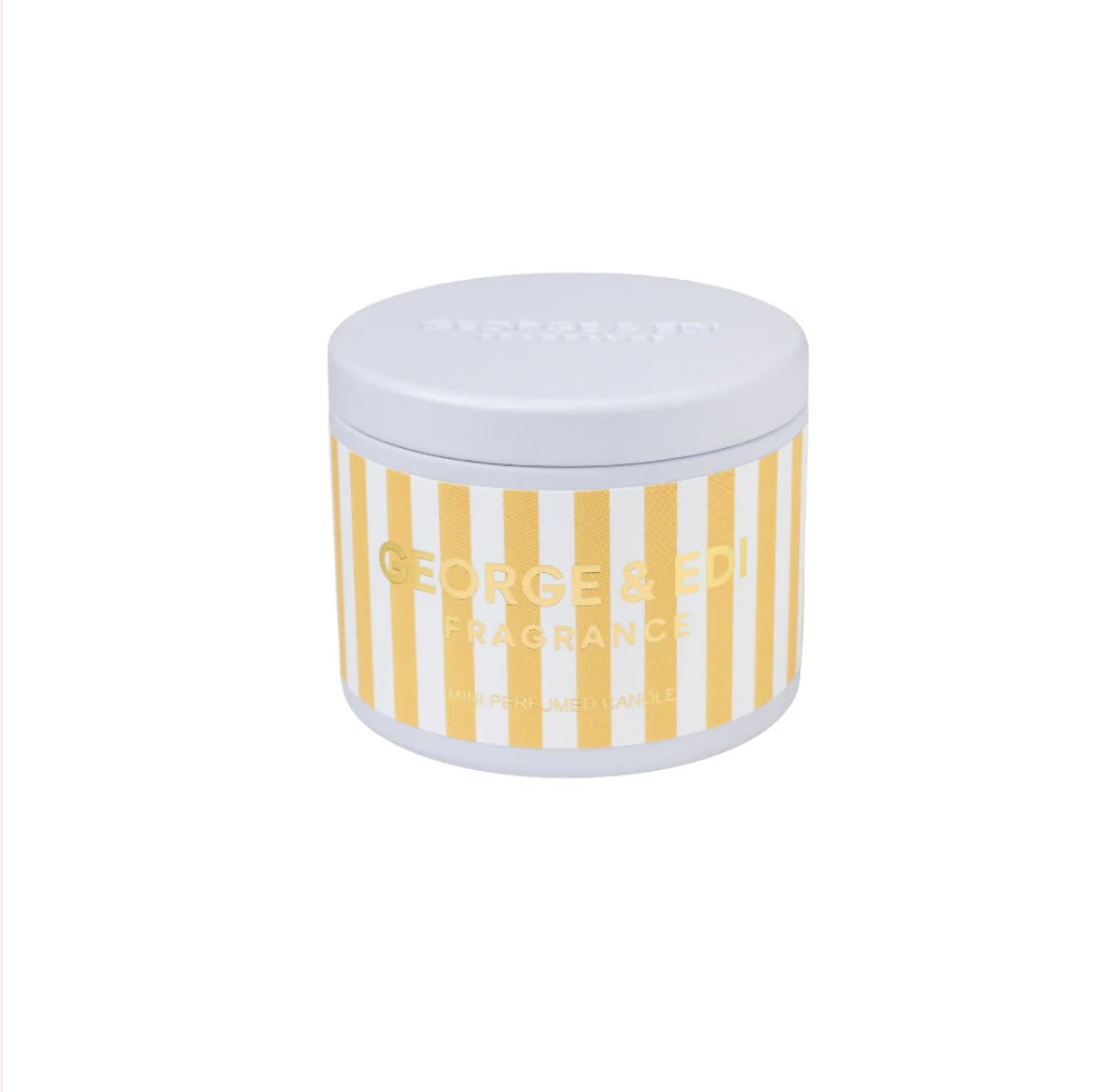 George & Edi - Mini Candle In A Tin - Grapefruit & Mint