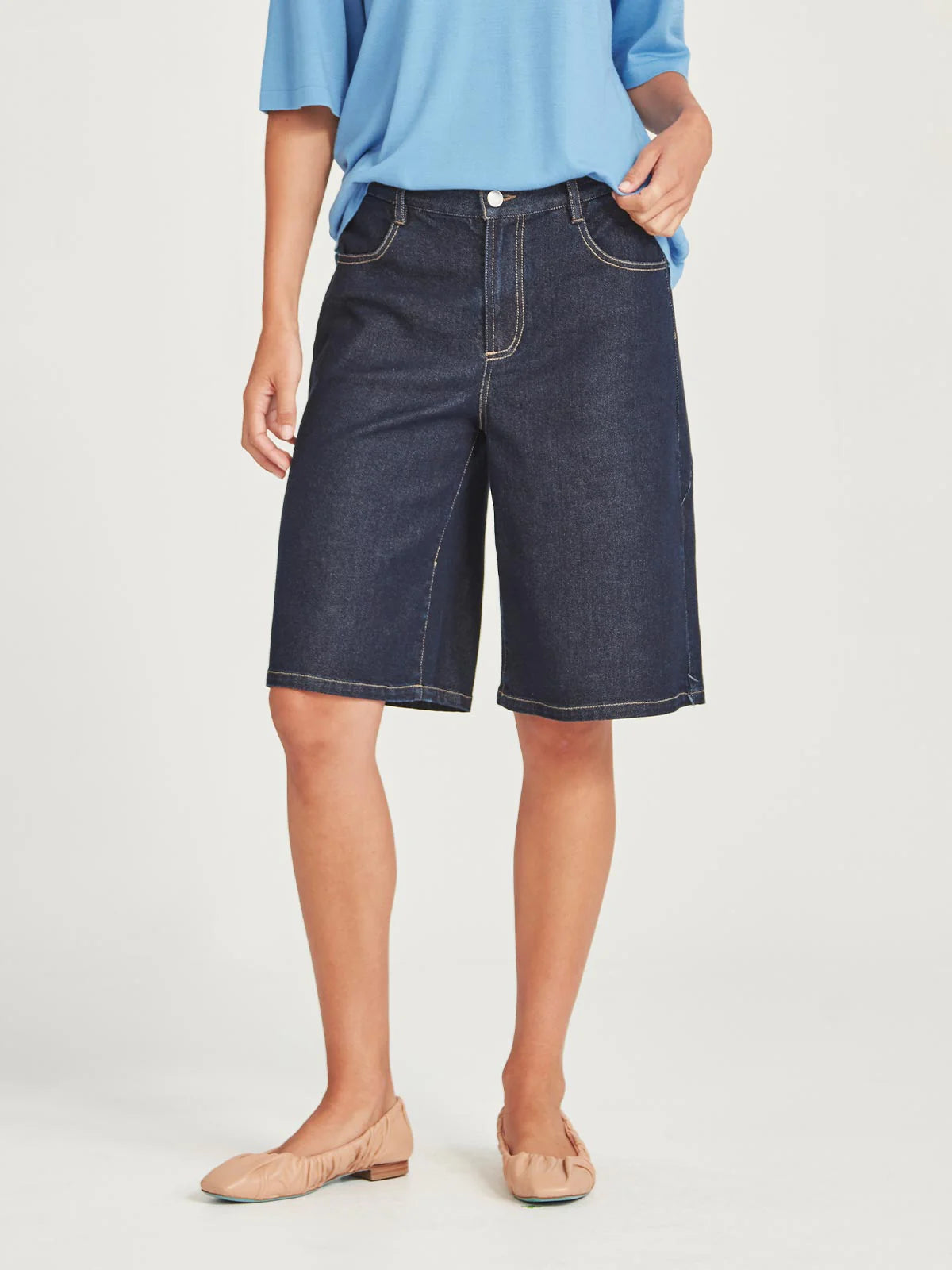 Bethany Denim Short - Dark Wash
