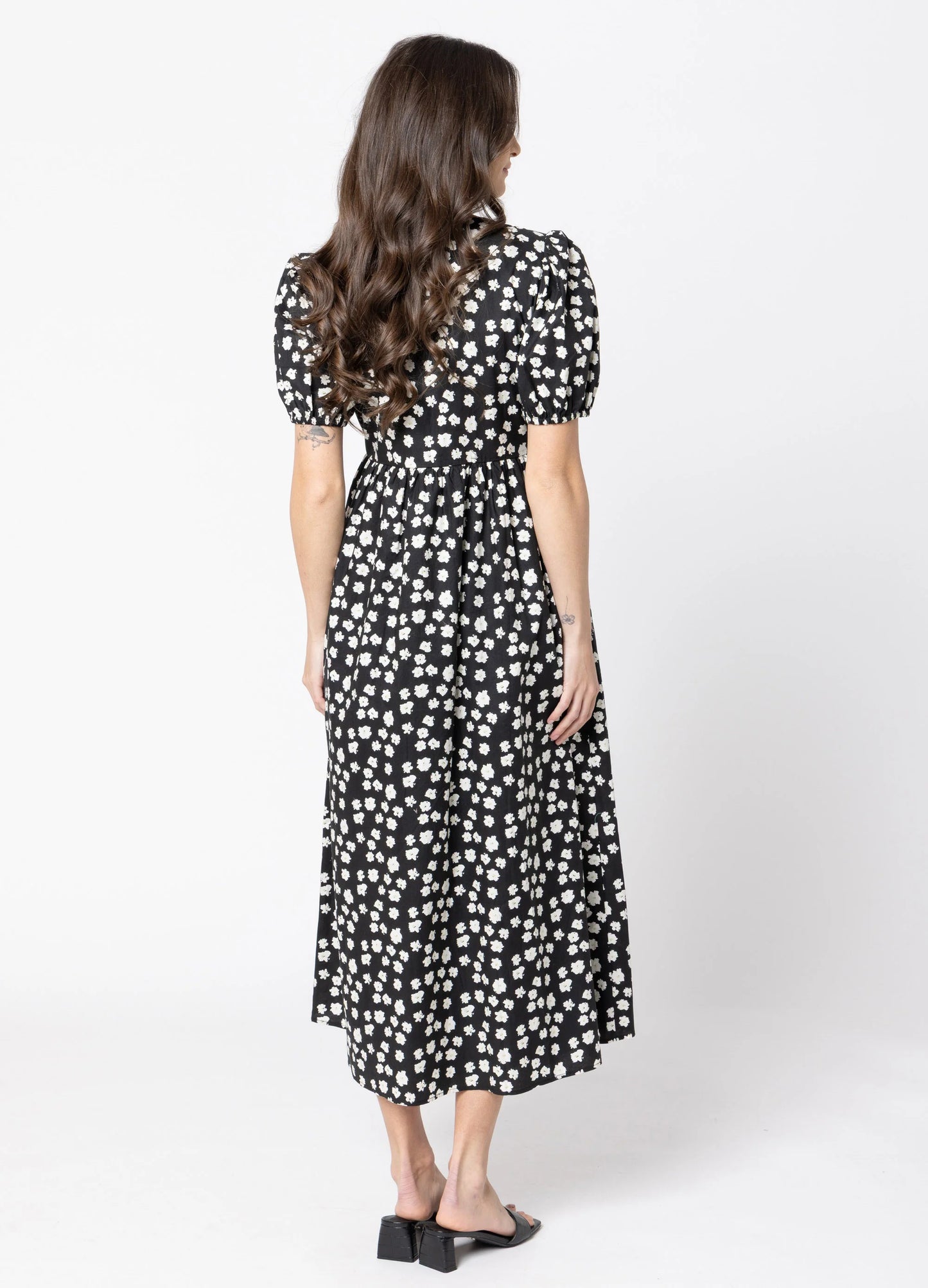 Charlotte Dress - Daisy Lime