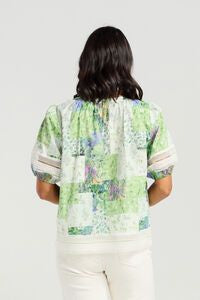 Paige Top - Botanical Patch
